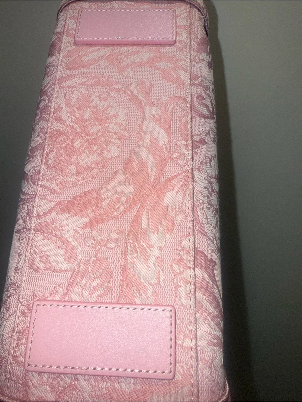 Versace Small Athena Tote Pink Jacquard